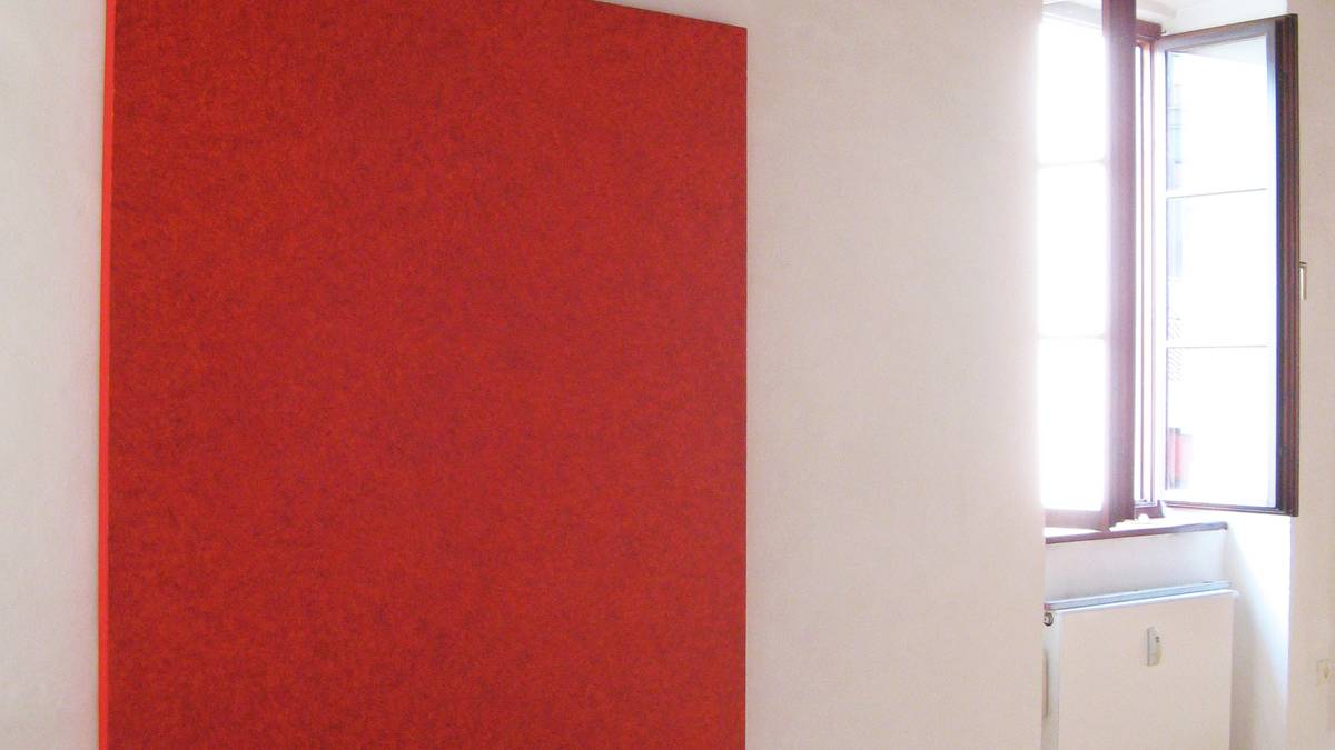 "Felder" - Andrea M. Varesco / Irmgard Hofer Wolf,
Ausstellungsansicht A. M. Varesco