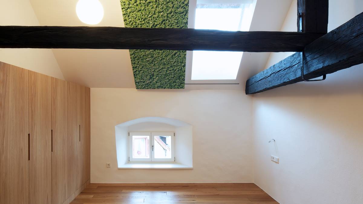 Künstlerische Intervention im Loft-Apartment - Farbkonzept,

Architektur: Walter Angonese